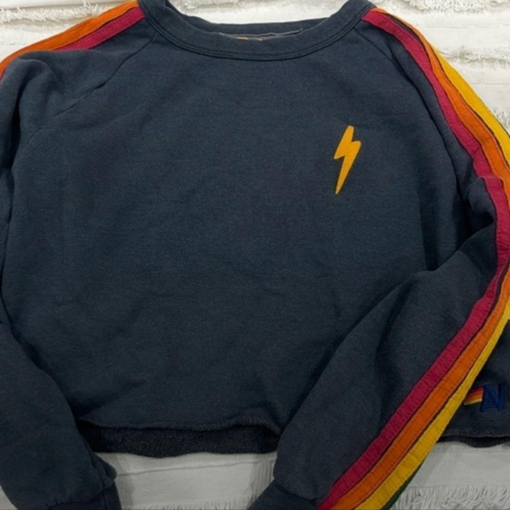 Aviator Nation Cropped Sweatshirt